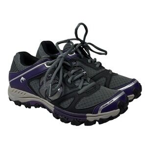 Pearl Izumi X-Alp Enduro Womens 41 Mountain Bike Shoes Gray Purple SPD Cycling